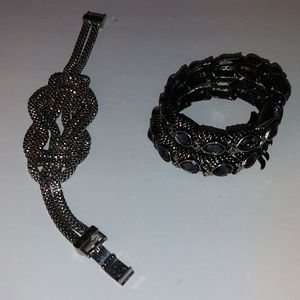 Bracelets silver and dragon